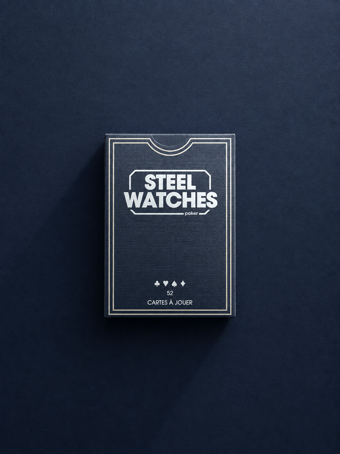Steel Watches playing cards, jeu de 52 cartes poker, Éditions de la Tour