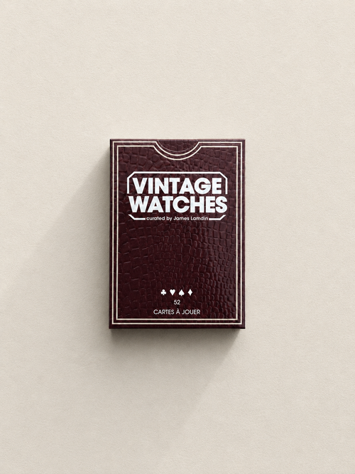 Vintage Watches, jeu de 52 cartes à jouer, Éditions de la Tour #hover