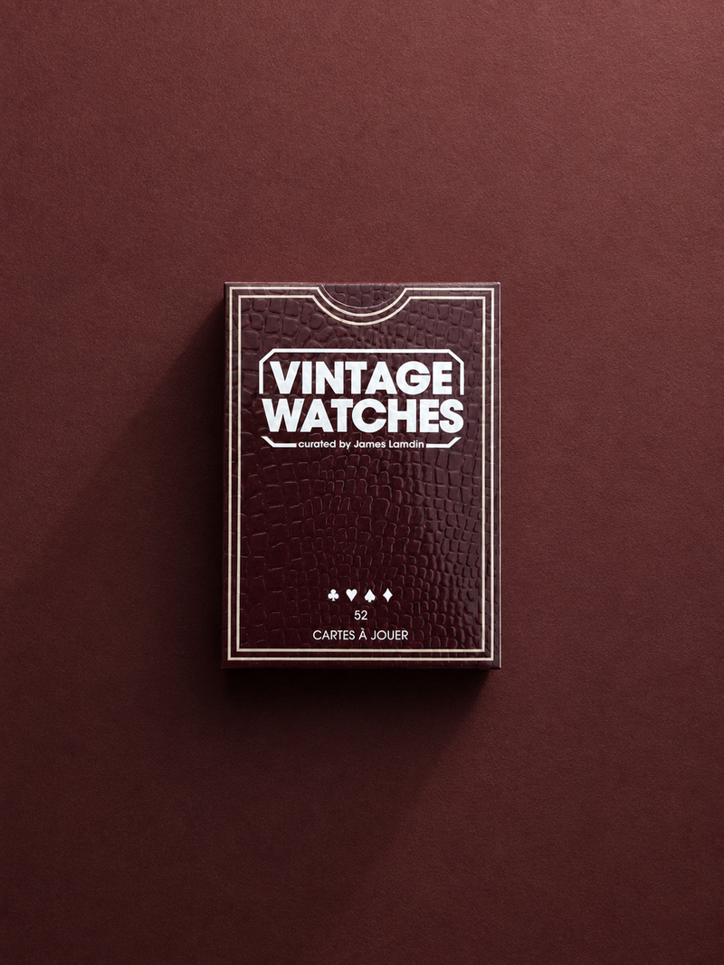 Vintage Watches, jeu de 52 cartes à jouer, Éditions de la Tour